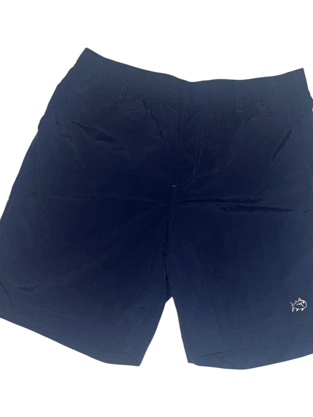 Southern Tide Navy Blue Performance Shorts for Kids